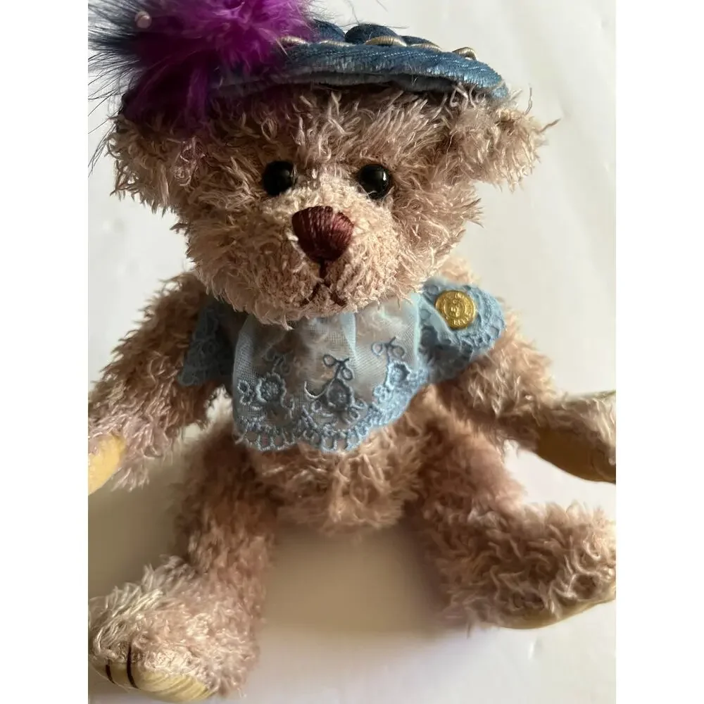 Pickford Bears Brass Button Sidney Power Bear of Health Teddy Plush 9” Tag